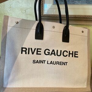 YSL Rive gauche tote Bag in canvas